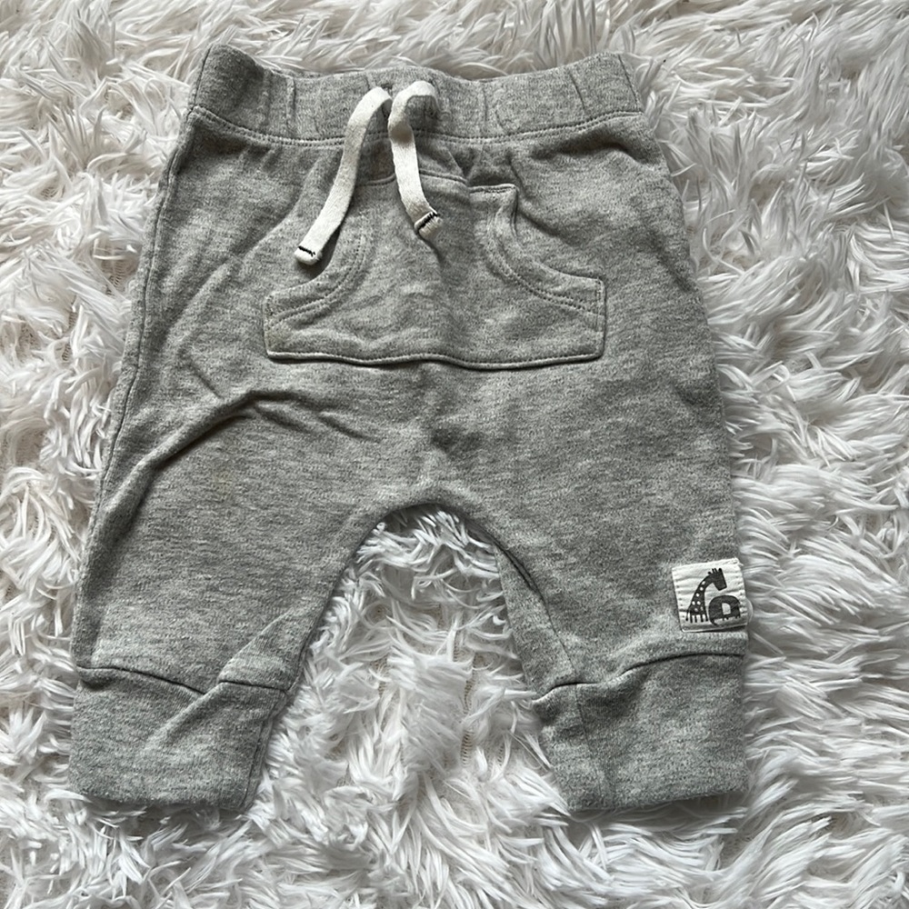 Mac & Moon Gray Baby Pants